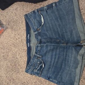 Size 18 Old Navy Bkue Jean Shorts